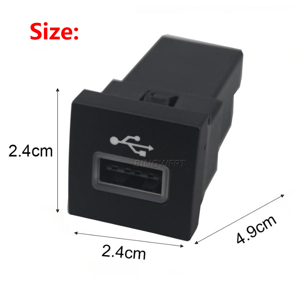 Car USB Input Adapter Audio Radio u-disk flash Socket Interface Cable For Volkswagen Golf 6 Jetta MK5 Caddy EOS Scirocco