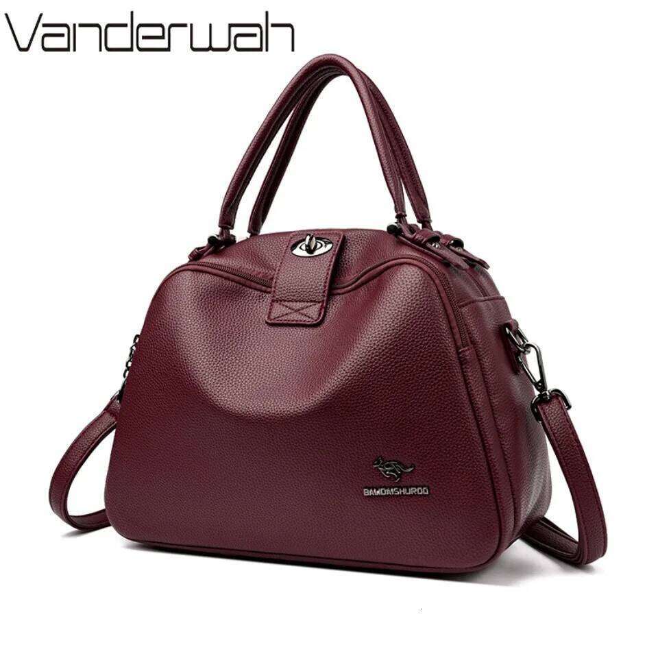 Leather Shoulder Casual Tote Bolsos Designer Handbag Brand Crossbody Bags for Women HIgh-end Quality Hand Bag