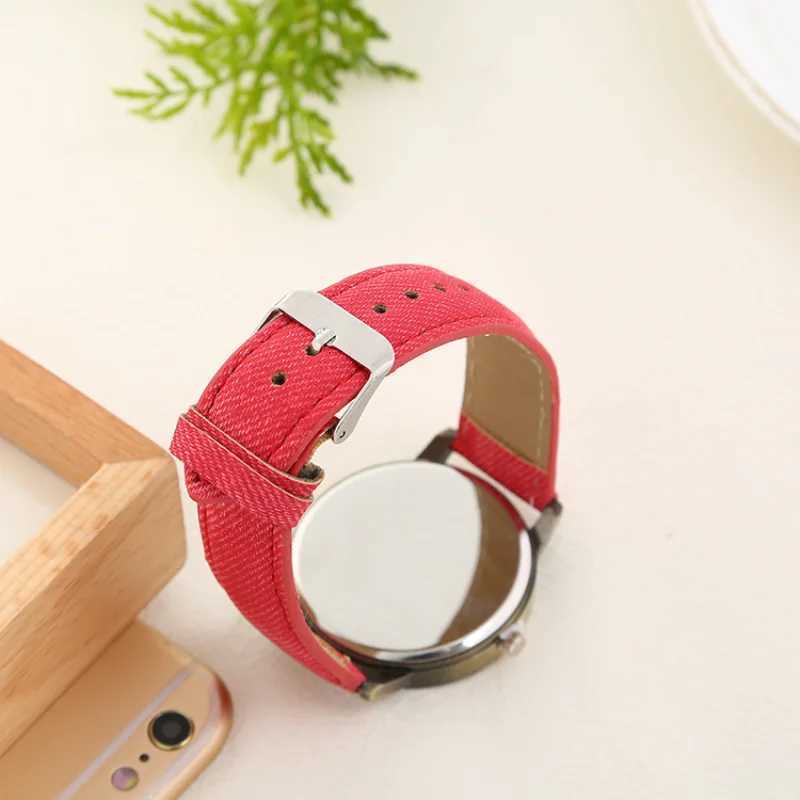 Fashion Men Casual Quartz Wristwatches Wen Jean Fabric Leather Business Watches Relogio Feminino Ladies Wristwatch Hot Clock X250904