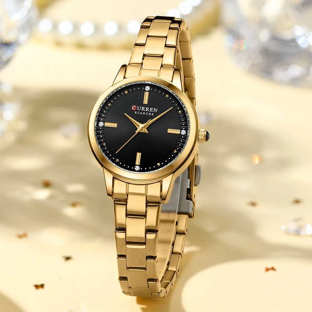 CURRENWens Simple Dial Wristwatch Elegant and Charming Bracelet Quart Watches for Lady Fashion Brand X250904