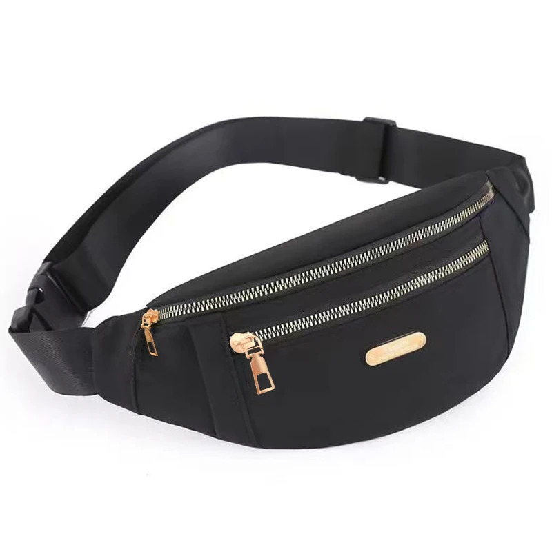 Mens and Womens Casual Waist Bag Crossbody Bag Durable and Versatile FrontClasp Shoulder Bag 250903