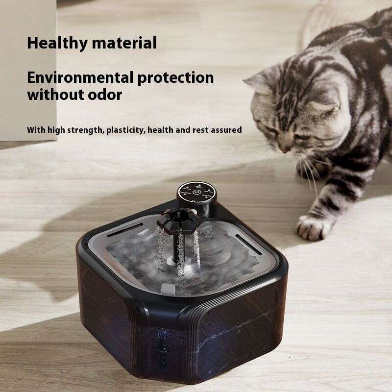 famous brand New Stainless Steel Pet Dispenser With Automatic Feeding Intelligent Circulation For Cats And Dogs To Drink Water While