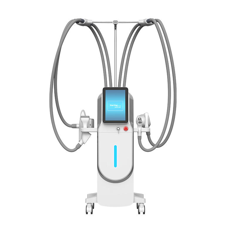 4 in 1 Vacuum Roller RF Cavitation V Sculpt Body Contouring Slimming Machine for Cellulite Reduction Skin Rejuvenation Firming Massager Machine