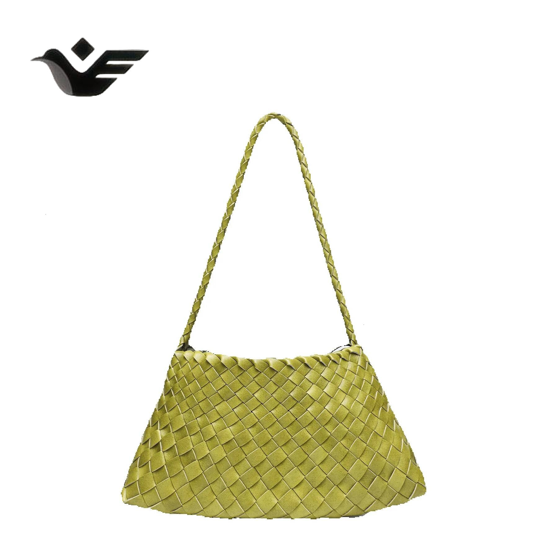 Feiyan Free Shipping New Designer Bag Luxury Shopping Bag Popular Single-shoulder Underarm Hand-woven Tote Bag For Women Fashion Retro Handheld Basket