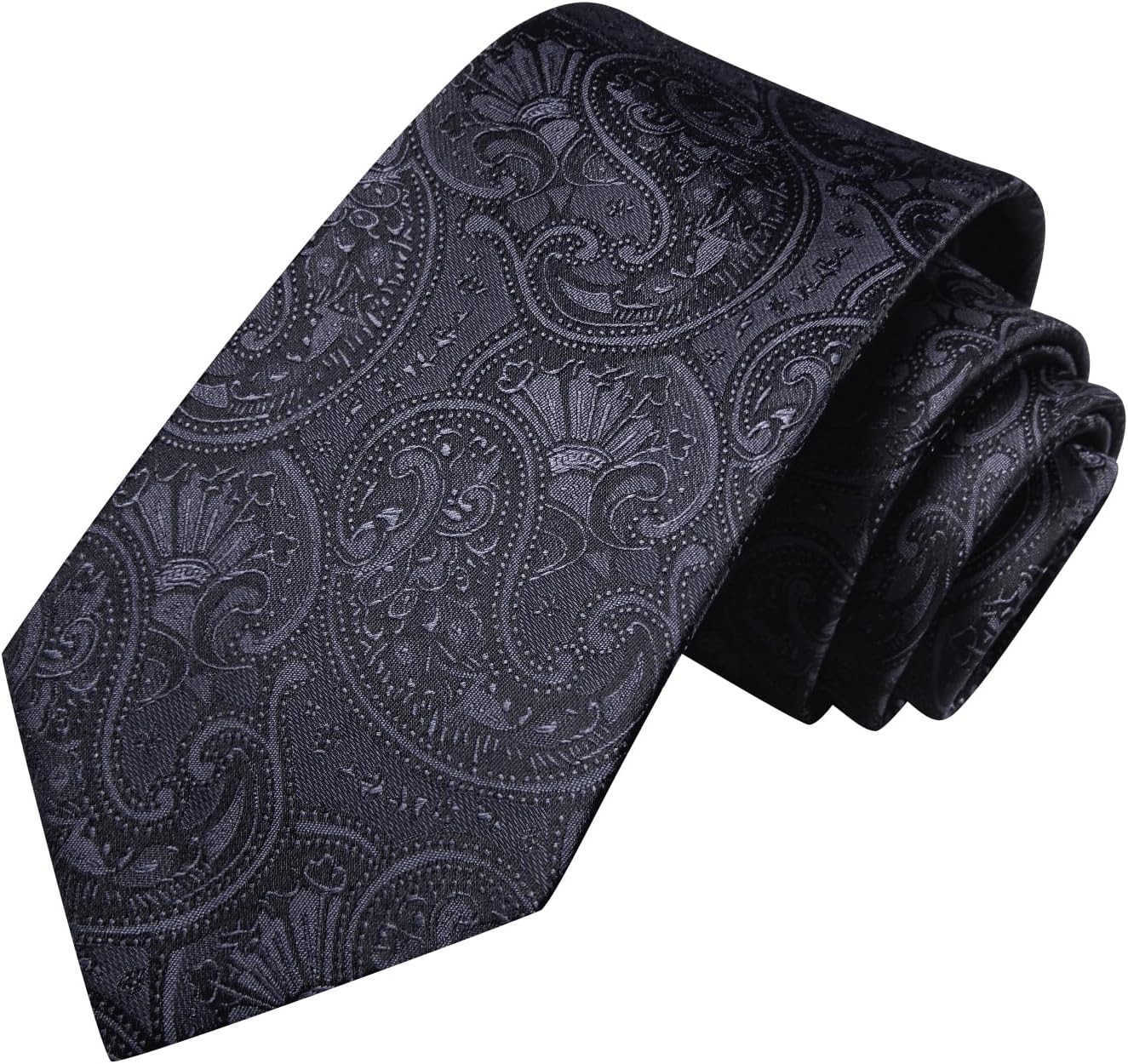 Men 63inches Tie Set Extra Long Necktie Paisley Tie Pocket Suqare Cufflinks Big and Tall Men TieW250904