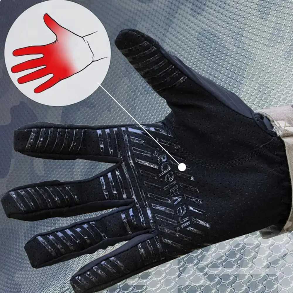 Men and Women Touchscreen Motorcyc Gloves Ice Silk Breathab NonSlip Sketon FullFinger Tactical GlovesXJ250904