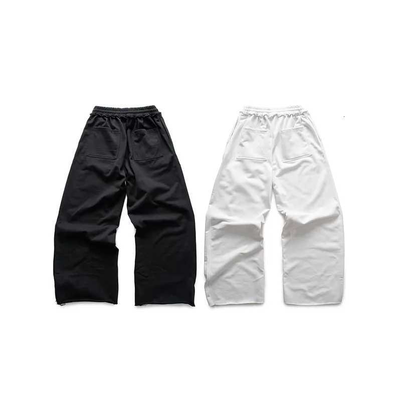 Y2K Hip Hop Loose Pants Fashion Graffiti Style Letters Printing Design Casual Drawstring Sweatpants Men Women Comfort StreetwearXJ250904