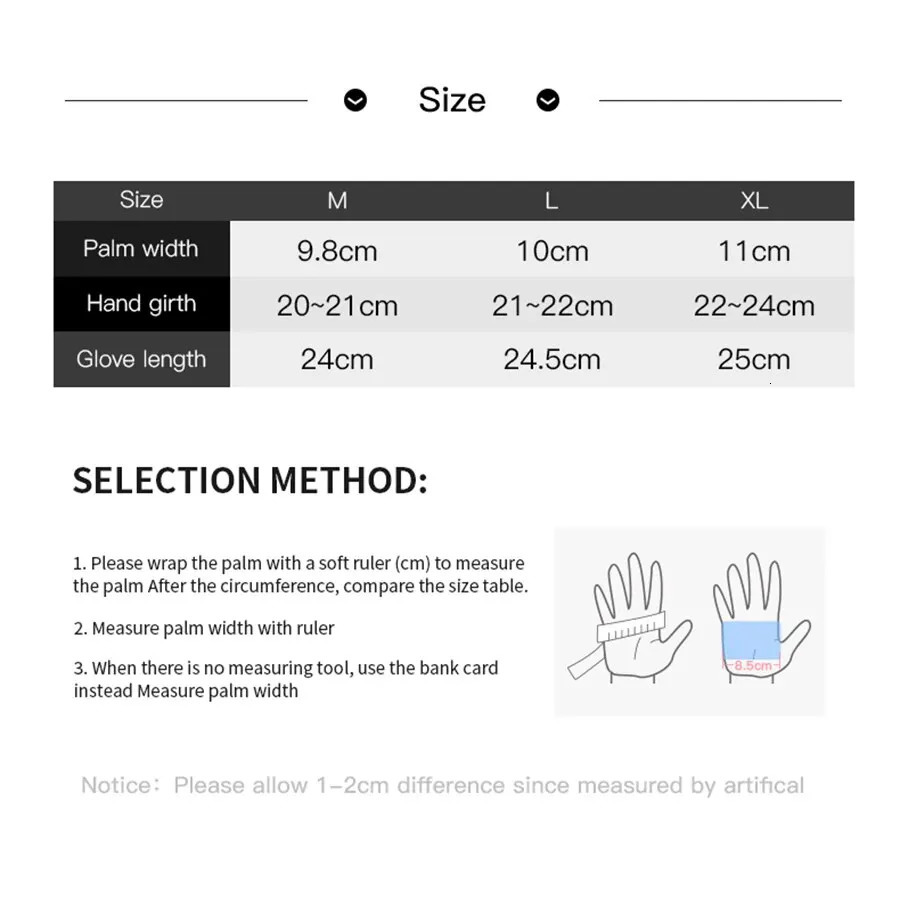 Autumn Winter Outdoor Cycling Gloves Gym Fitness Sports Running Warm Touch Screen Nonslip Gloves Motorcycle Gloves Men Black 250903
