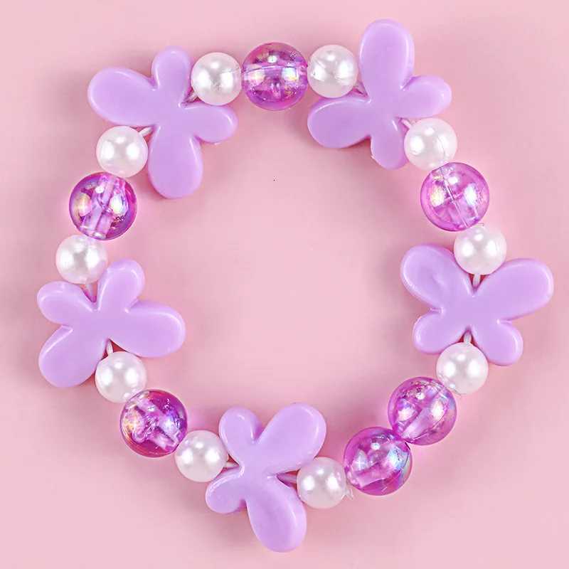 Makersland Colourful Beaded Bracelets For Kids Bowknot Charm Cute Accories Jewelry For Girl Gift Fashion Child BraceletsXJ250904