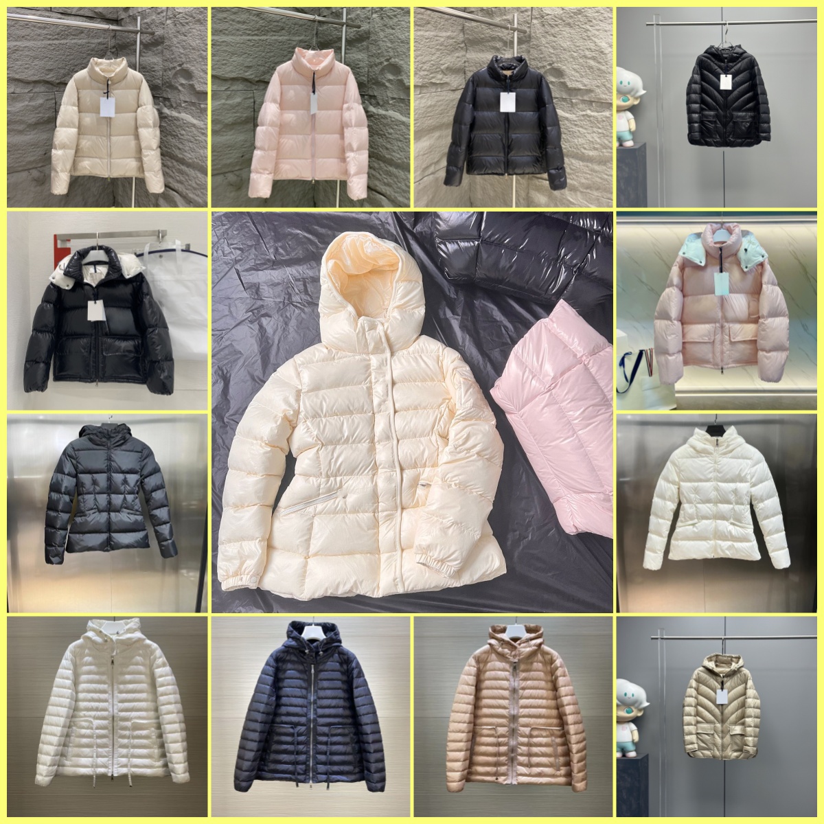 Designer Womens puffer jacket fashion winter Hooded puffer jackets Parkas Slim Embroidered badge Women's Outerwear Coats