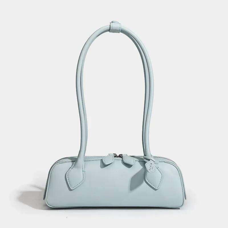 French Designer Sausage Vintage Underarm Bag Genuine Leather Women's Handbag Casual Commuting Versatile Single Shoulder Bags