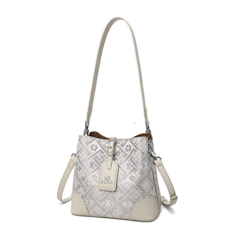 2025 New Printed Fashion Bucket Bag for Women - Large Capacity, Versatile Handbag/Shoulder/Crossbody, Minimalist Style, Premium Microfiber Leather