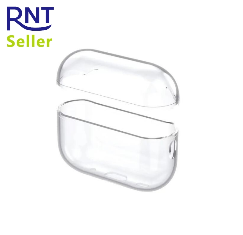 RNT Seller earphone case Transparent portable lightweight Bluetooth earphone case with cute silicone shock resistant protective shell earplugs