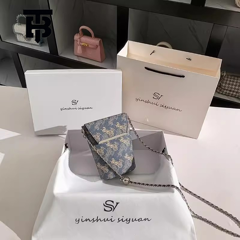 TB BHULAMTE Summer Retro Chain Phone Bag for Designer s bag Women Crossbody 2025 New Small Shoulder Bag Exquisite Texture Super Popular Mini Bag