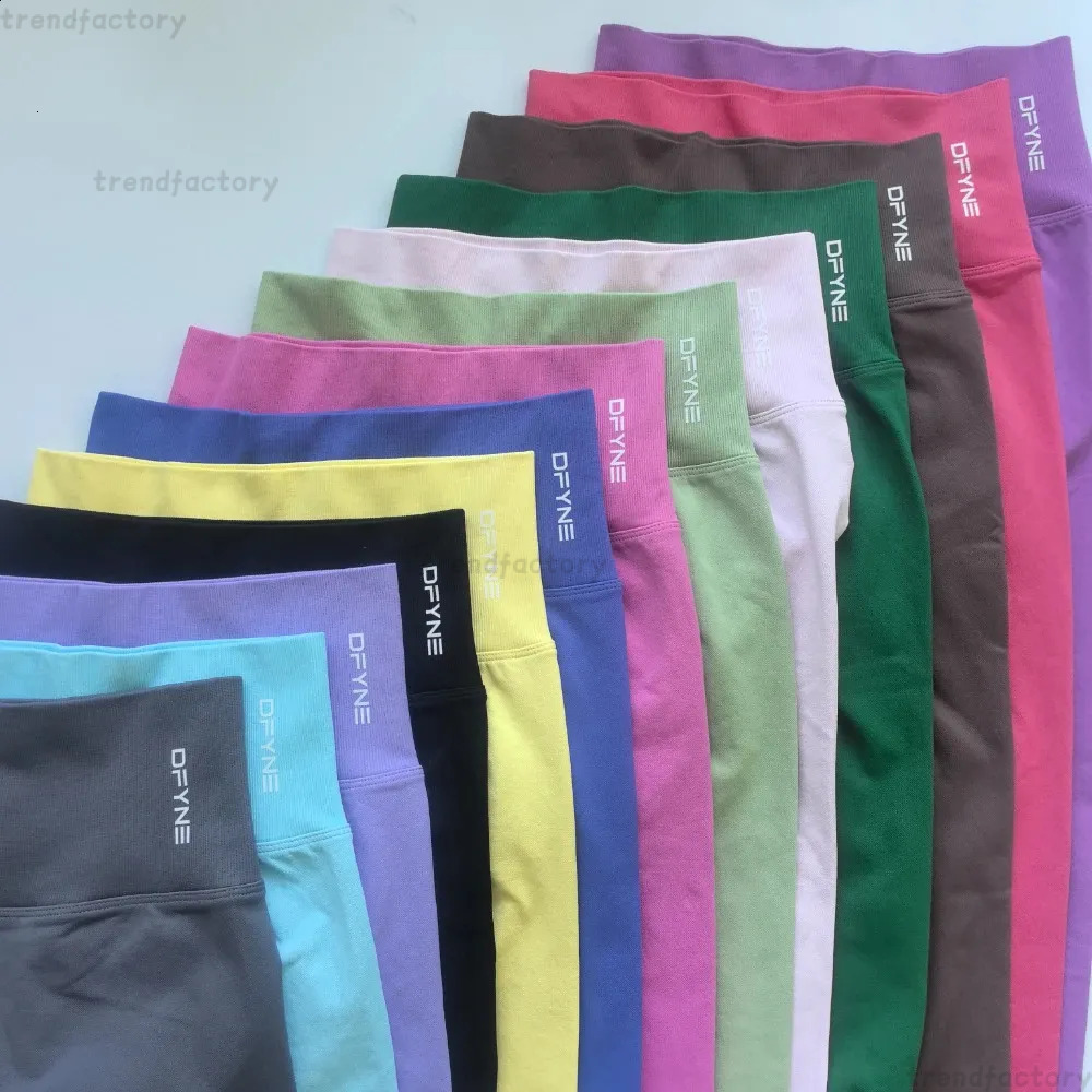 Dynamic For Women High Waist Yoga Legging Seamless Scrunch Bum Gym Leggings Workout Sports Tights Stretchy Dfynes Shorts Pants Dfynes E95