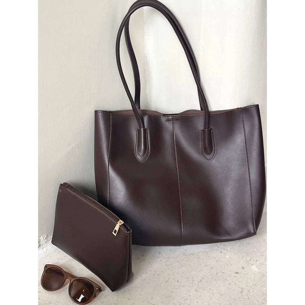 Designer Bag CGCBAG Fashion Designer Brand Tote For Women Simple Solid Lage Capacity Square Bag High Quality PU Leather Handbags