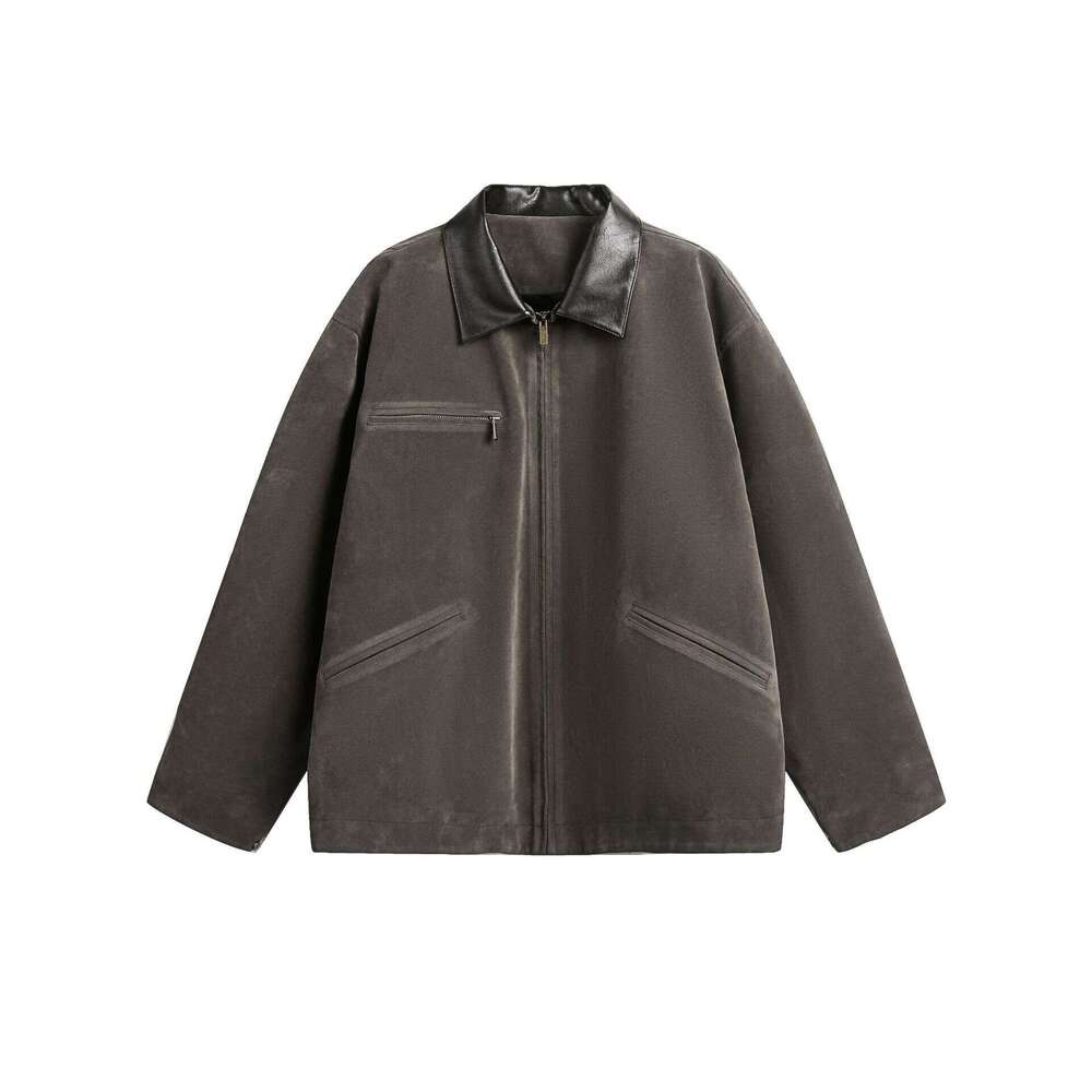 2025 Spring New American Style Clean Fit Heavy Craft Simple Jacket Coat