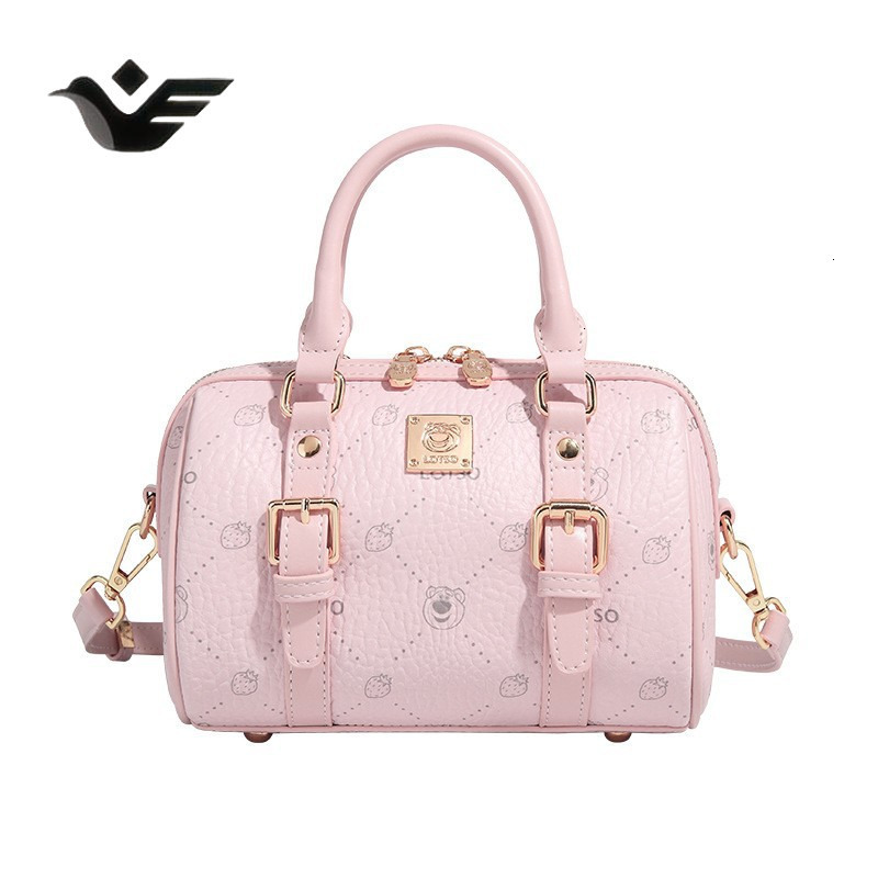 Feiyan Free Shipping New Designer Bag Luxury Shopping Bag Strawberry Bear Series Printed Fashion Women's Bag Versatile Handbag