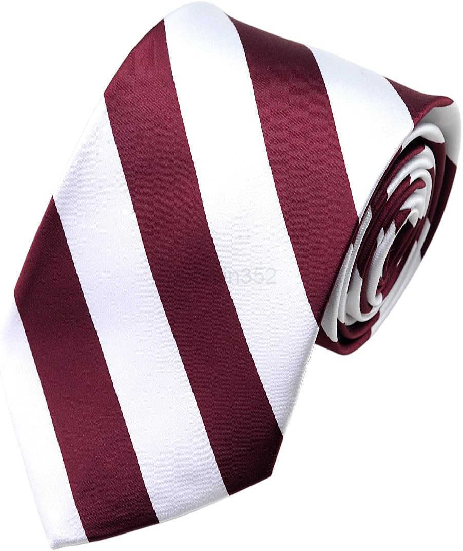 Mens 35 Regular College Stripe Woven TieW250904