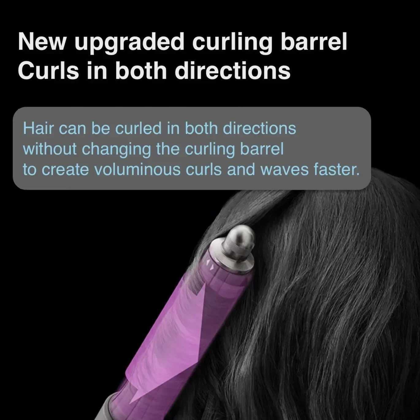 2025 Professional Leafless Hair Dryer with ConstantTemperatureNegativeIonTechnology5 Attachments forHomeTravel PortableHair CareW250904