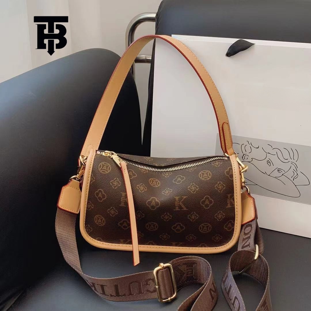 TB BHULAMTE Designer's High-quality Crescent-shaped Bag, Fashionable Light Luxury Retro Wandering Bag Casual Crossbody Bag Single-shoulder Armpit