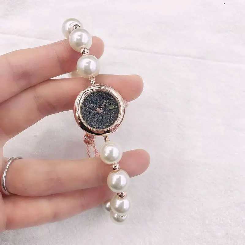 Rantic Style Quartz Wen Watch Fashion Pearl Ball strap Elegant Dress Girl Wristwatches Fem Clock X250904