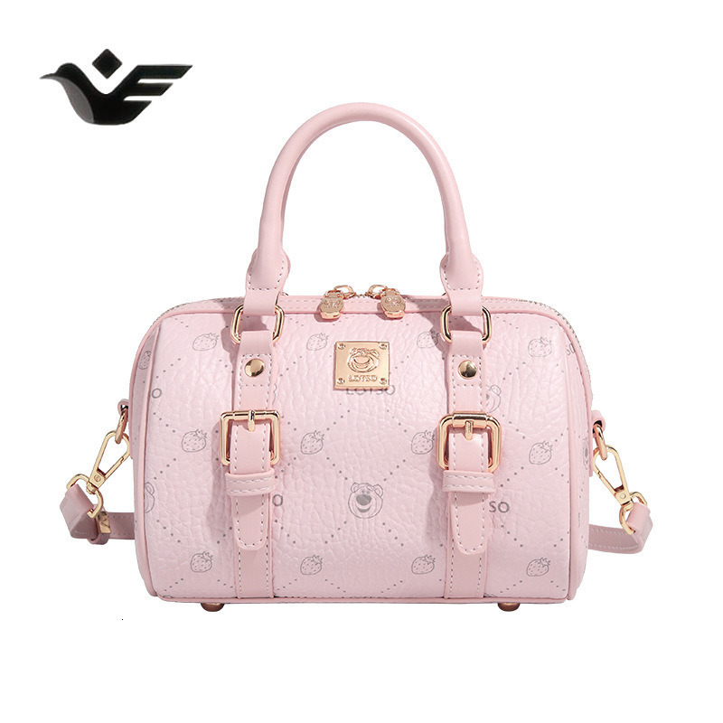 Feiyan Free Shipping New Designer Bag Luxury Shopping Bag Strawberry Bear Series Printed Fashion Women's Bag Versatile Handbag