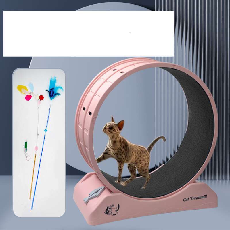 famous brand Simple Roller Treadmill Mute Running Wheel Plastic Non stuck Home Sports Fiess Cat Scratch Board