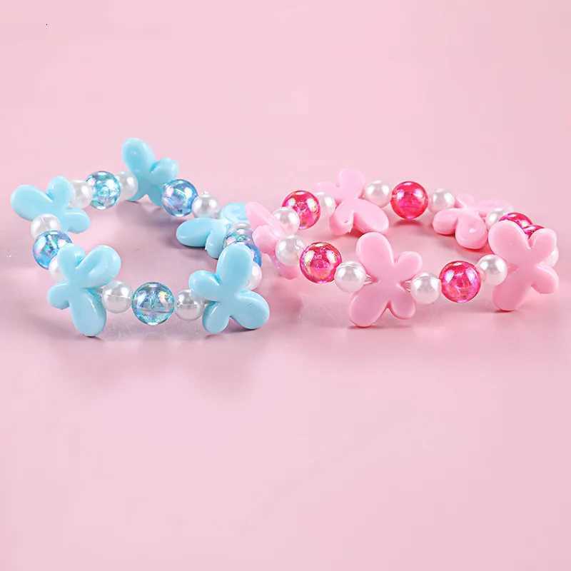 Makersland Colourful Beaded Bracelets For Kids Bowknot Charm Cute Accories Jewelry For Girl Gift Fashion Child BraceletsXJ250904