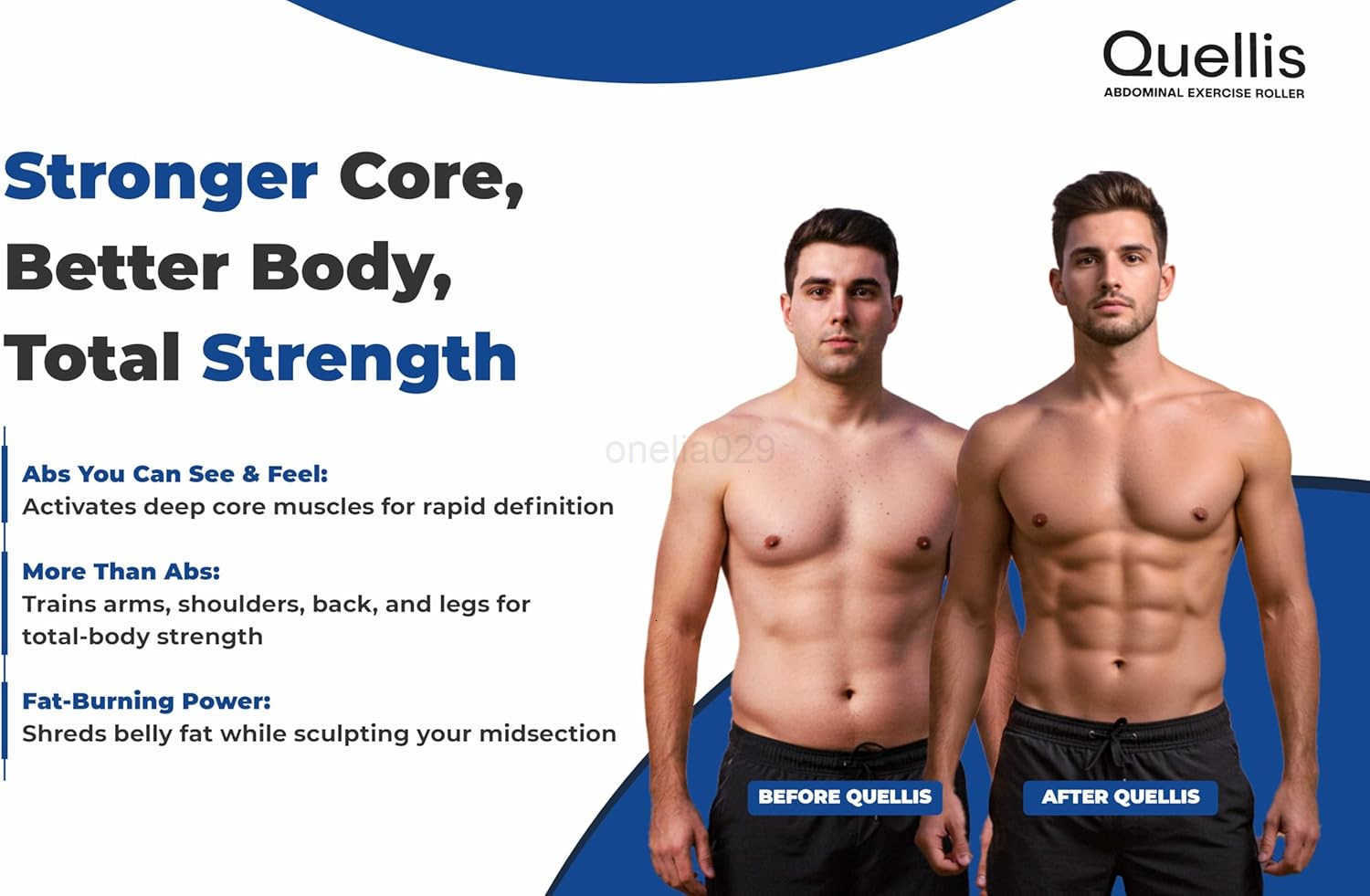 AB Roller for Men Women Core Strength Training Wheel Set with Elbow Support 2 Knee Pads Abdominal Exercise Roller for Core Stability Belly Fat Reducti