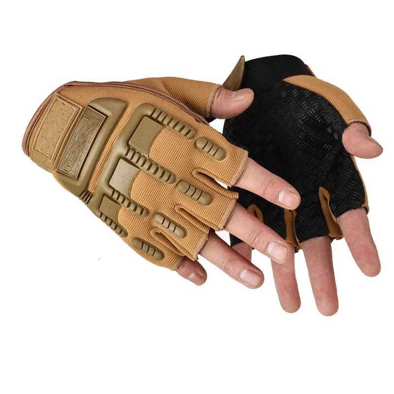 2PCS Full Finger Gloves Kids Antislip Hard Protect Gear Riding Gloves Camouflage Combat Glove For ChildXJ250904