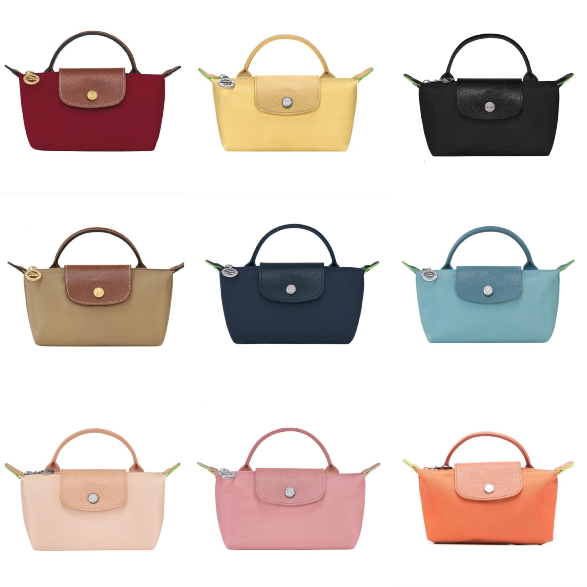 French Longchamp Mini Bag For Women Mini Dumpling Bag Handbag Phone Bag Tote Bag No Luxury Bag Designer Free Shipping Punching Required Comes With Sho