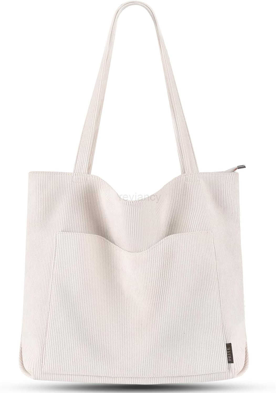 Tote Bag for Women Large Shoulder Bag with Zipper and Pockets for College Work Travel ShoppingW250904