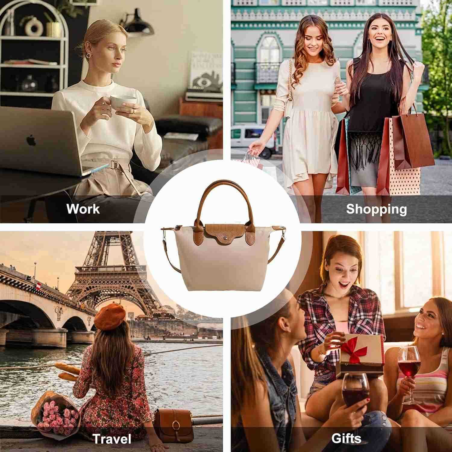 Mini Crossbody Bag for Women Casual Lightweight Small Nylon Tote Bag Ladies Shoulder Purses Handbags With Strap M250904