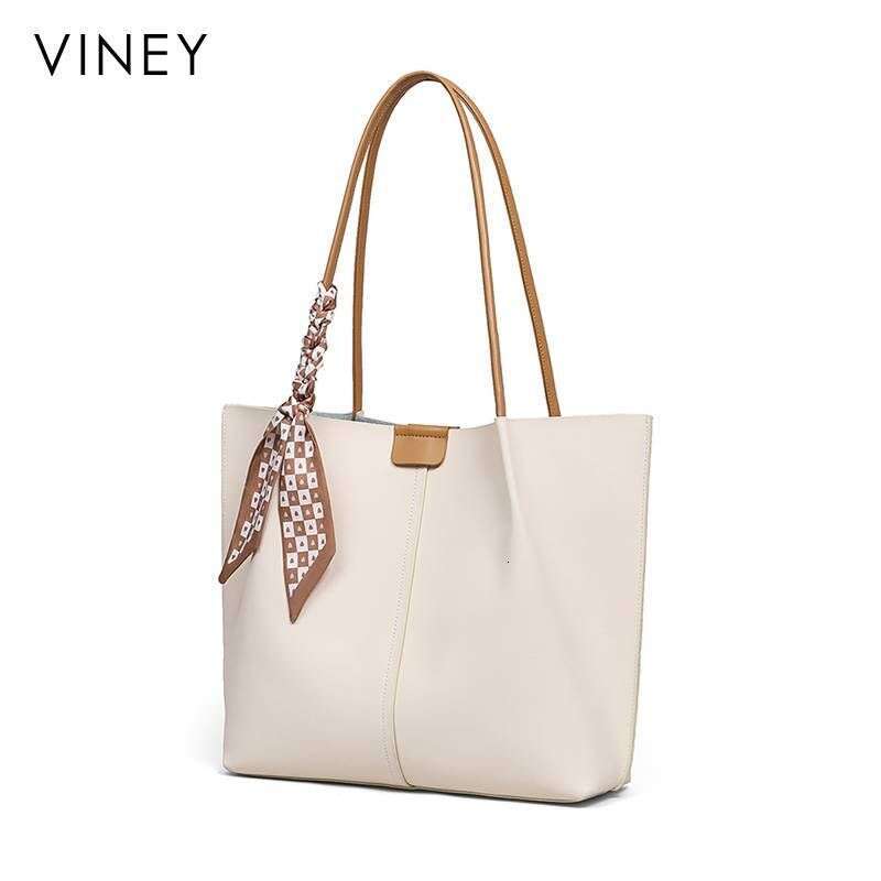 VINEY Women 2025 New Women's Tote Capacity High-End Hand-Held Commuting Shoulder Large Bag