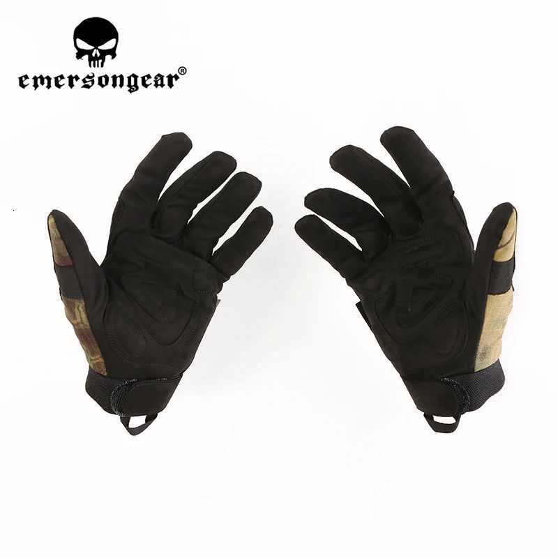ersongear Lightweight Camouflage Gloves Tactical Full Finger Hand Protective Combat Handwear Sports Cam Hunting HikingXJ250904