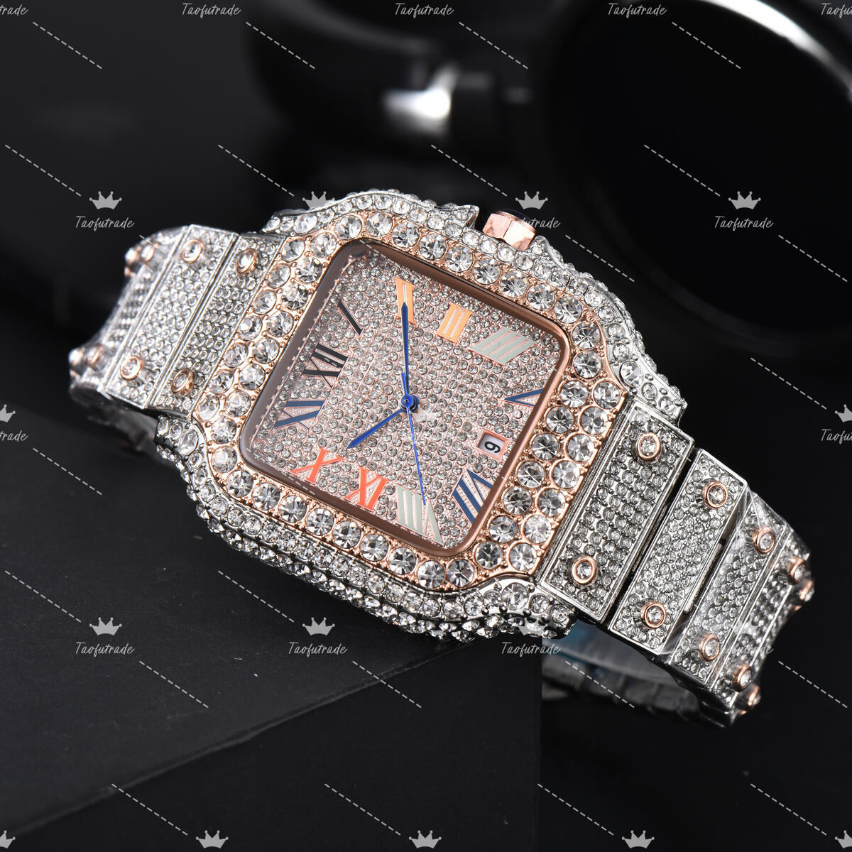 Carter Watch Moissanite Diamond Lced Out Designer Mens Watch For Men High Quality Montre Automatic Movement Watches Orologio De Luxe Luxury Watch 246