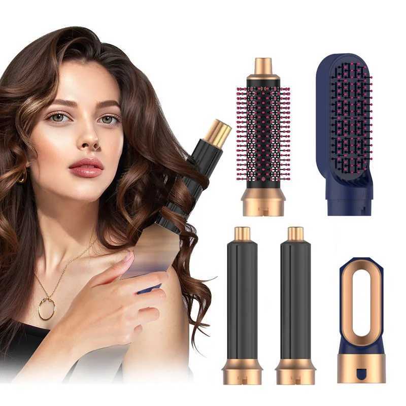 5 in 1 Hair Blower Set Hair Curler Hot Comb Professional Curling Iron Hair Straightener Styling Tool Hair Dryer Home UseW250904