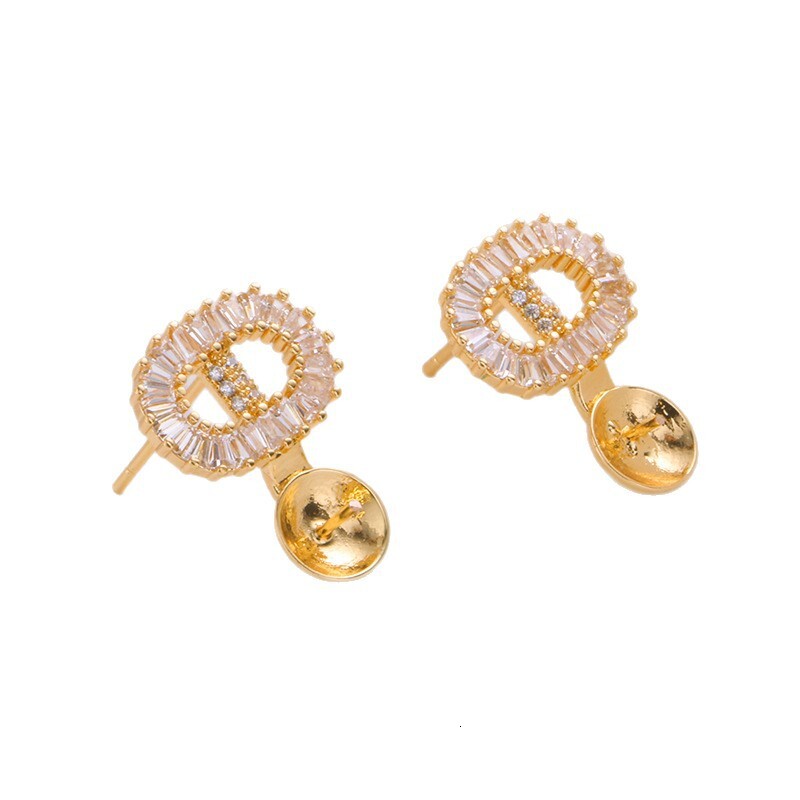 CDT Designer Luxury Free Shipping Cubic Zirconia Earring Accessories For Women, Niche Design Earrings, 925 Silver Needle Earring Accessories Wholesale