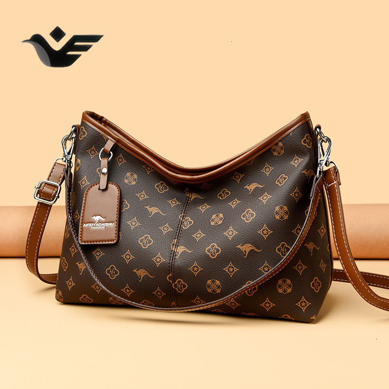 Feiyan Free Shipping New Designer Bag Luxury Shopping Bag Large Capacity Retro Tote Bag For Women 2025 New Vintage Floral Women's Bag Casual Hand