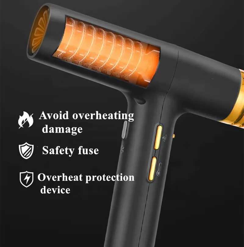 2000W Salon Lightweight Powerful High Speed Professional Super 110000 Rpm High Speed Fast Drying Negative Ionic Hair DryerW250904