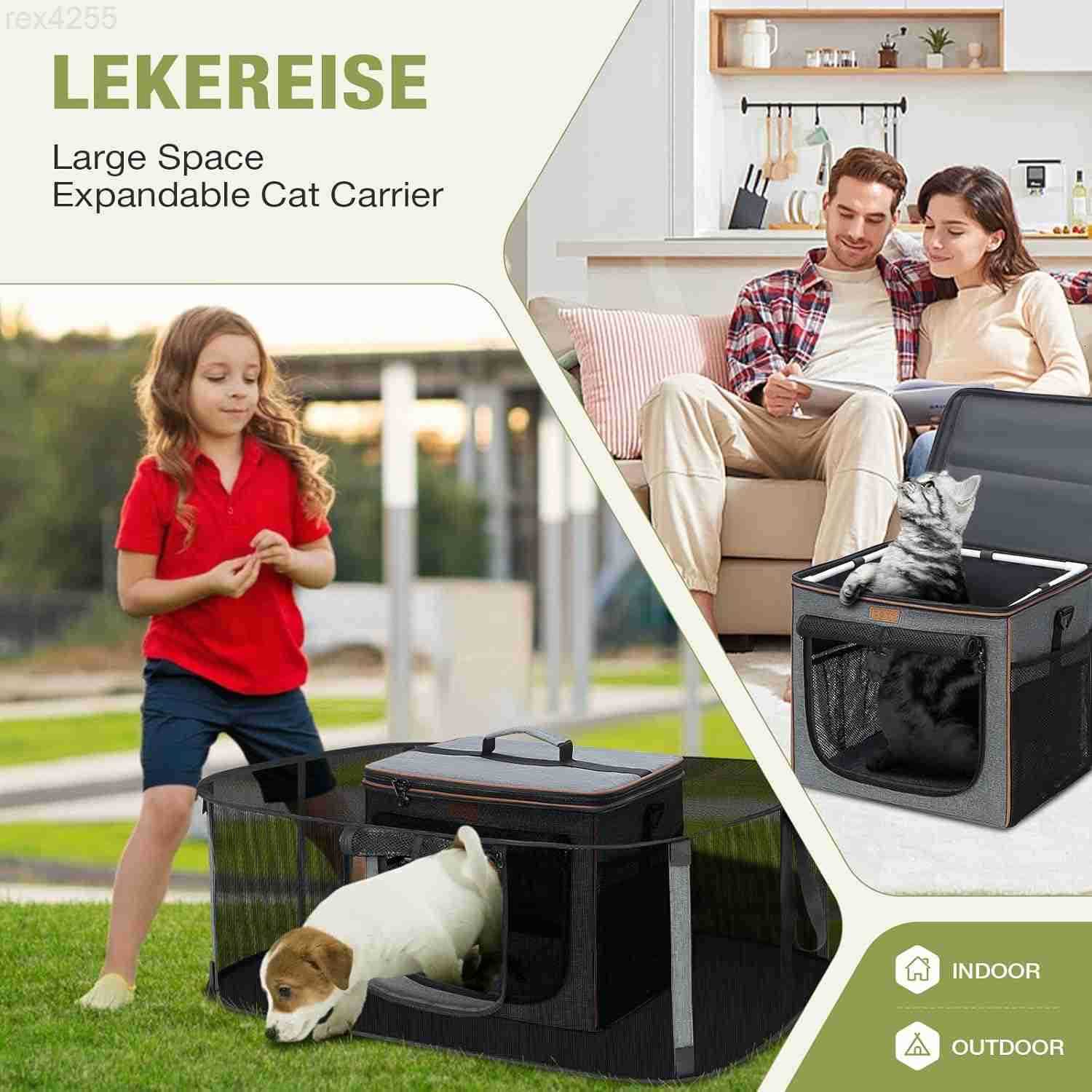 Degrees Expandable Pet Carrier SoftSided Pet Carrier Large Expandable Space 31276165 Cat Dog Carrier Cat Mobile Tent Outdoors Indoors for Small AnimaW