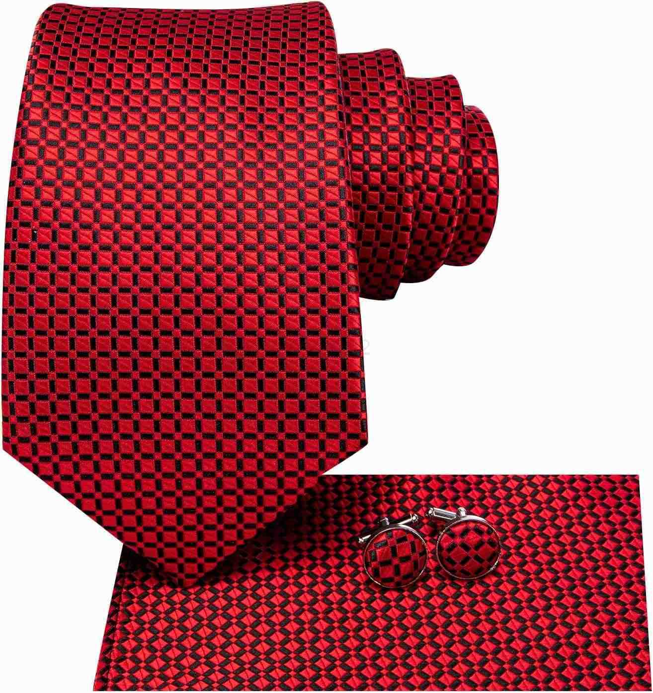 Mens 70 inches Tie Set Extra Long Necktie With Cufflinks Handkerchief For Big and Tall Men Business WeddingW250904
