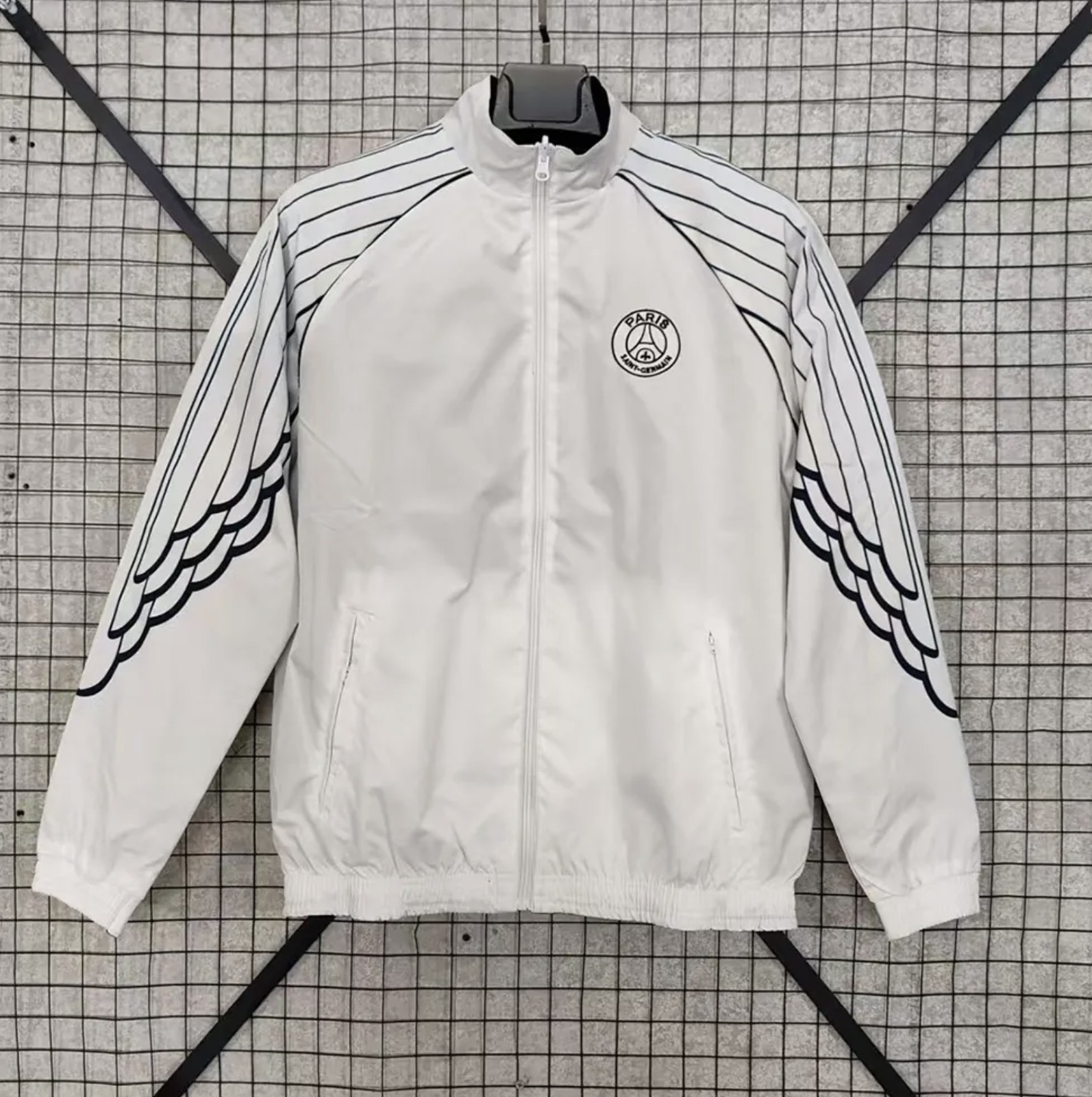 New 2526 Match Mens Sport Jackets Windbreaker Soccer Game Hoodie Jacket Autumn Jersey Casual Raincoat Man Embroidery Football Player hooded zipper coat outerwear