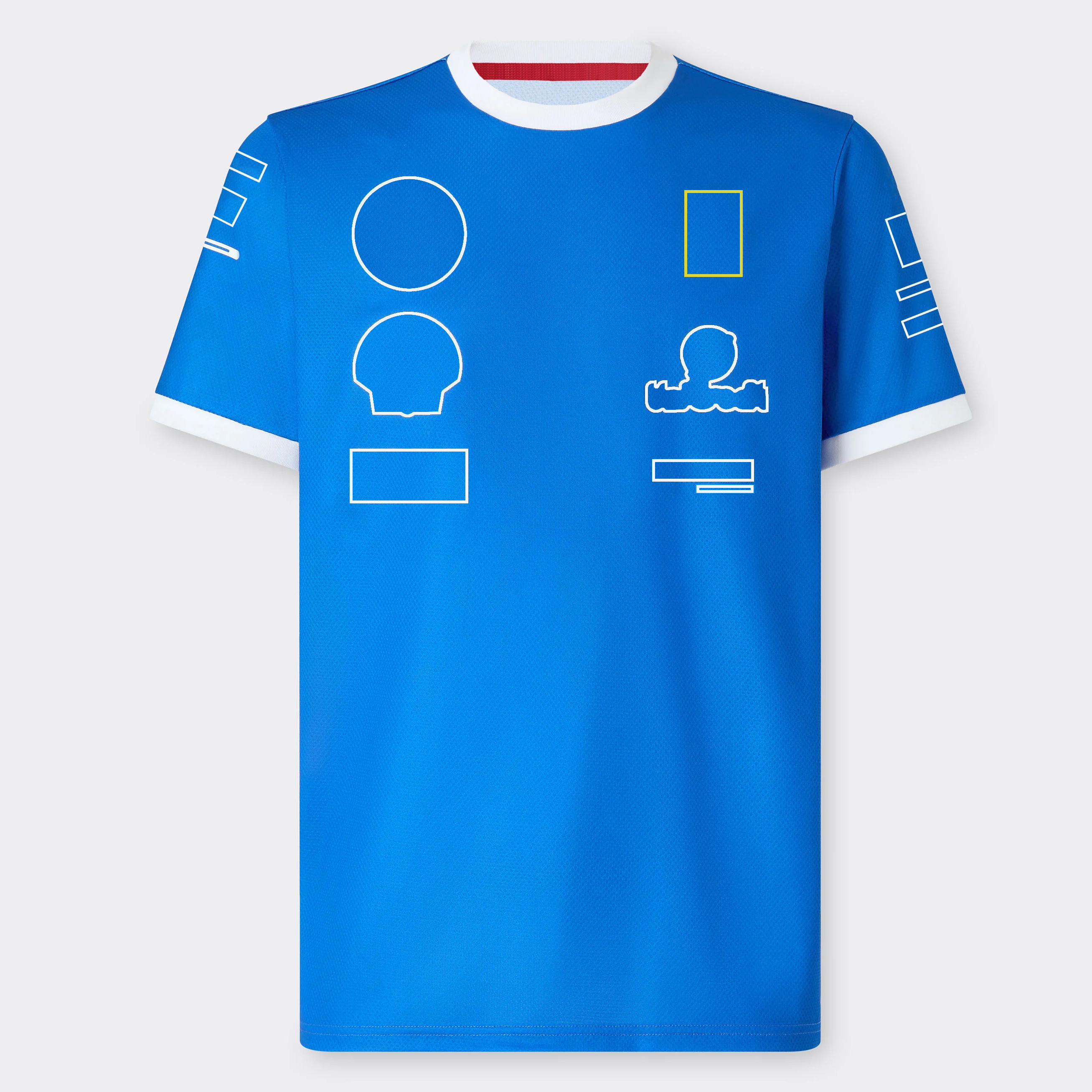 2025 F1 Team Special Edition Blue T-shirt Formula 1 Driver Racing Celebrate T-shirts Fans Crew Neck Short Sleeve Unisex Tee Plus Size