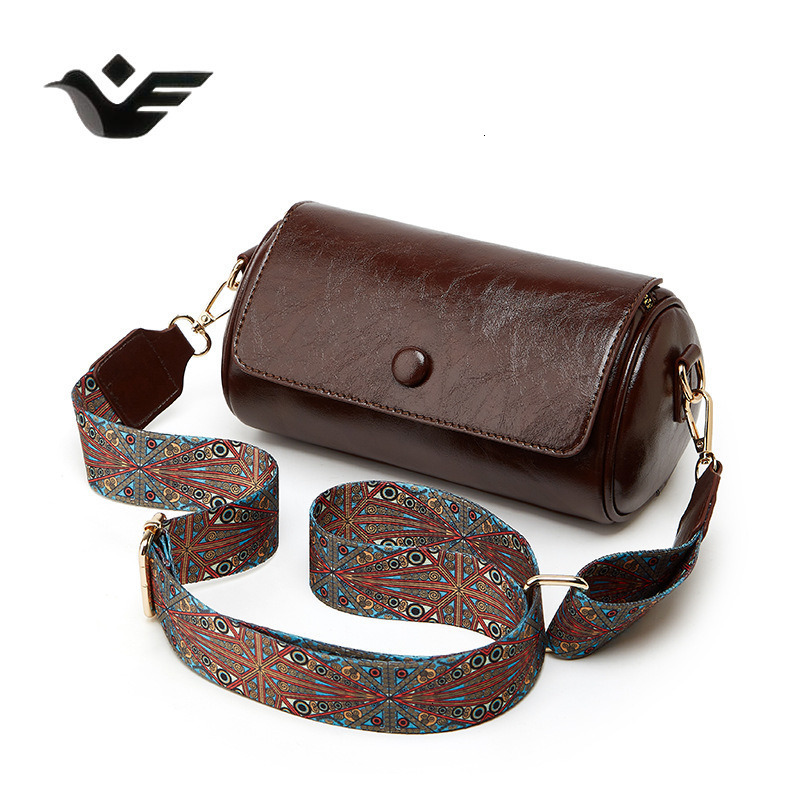 Feiyan Free Shipping New Designer Bag Luxury Shopping Bag Fashion Small Versatile Retro Cylinder Commuter Phone Women's Crossbody Shoulder