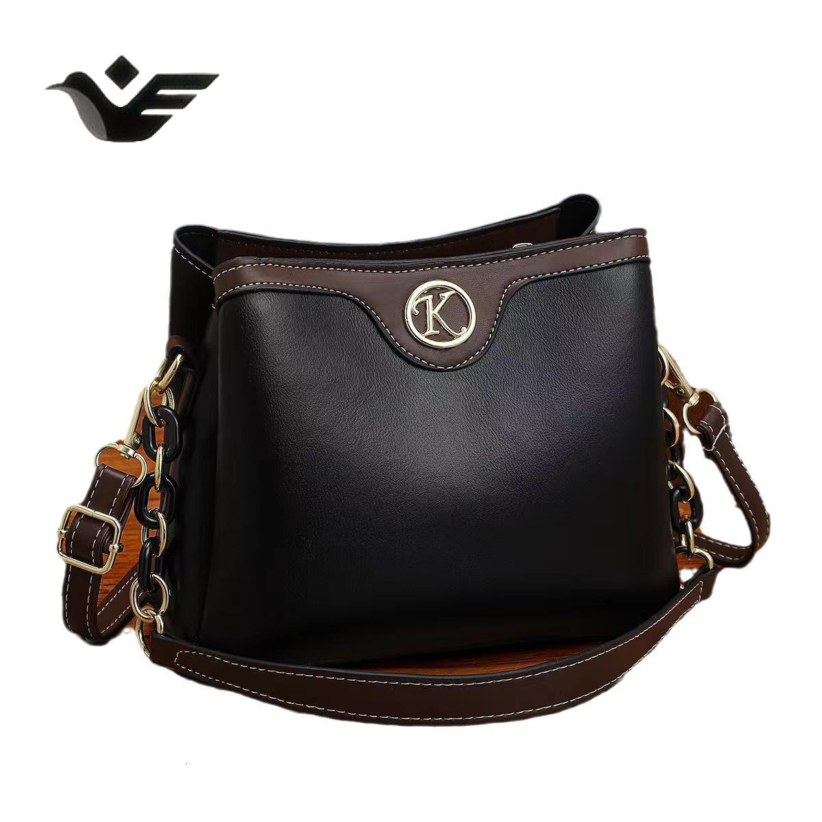 Feiyan Free Shipping New Designer Bag Luxury Shopping Bag 2025 New Fashion Retro Bucket Bag From Manufacturer Cross-border Trendy Large Capacity Shoul