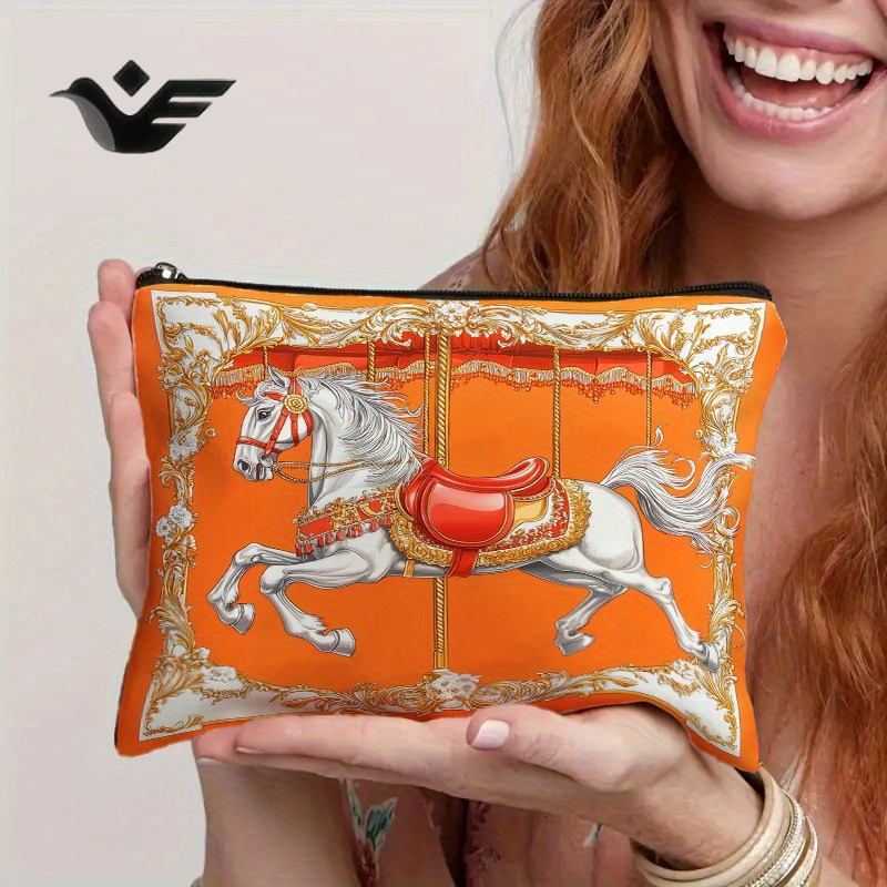 Feiyan Free Shipping New Designer Bag Luxury Shopping Bag Canvas Makeup Bag Large Capacity Fabric Coin Purse Travel Cosmetic Toiletry Storage Bag In S