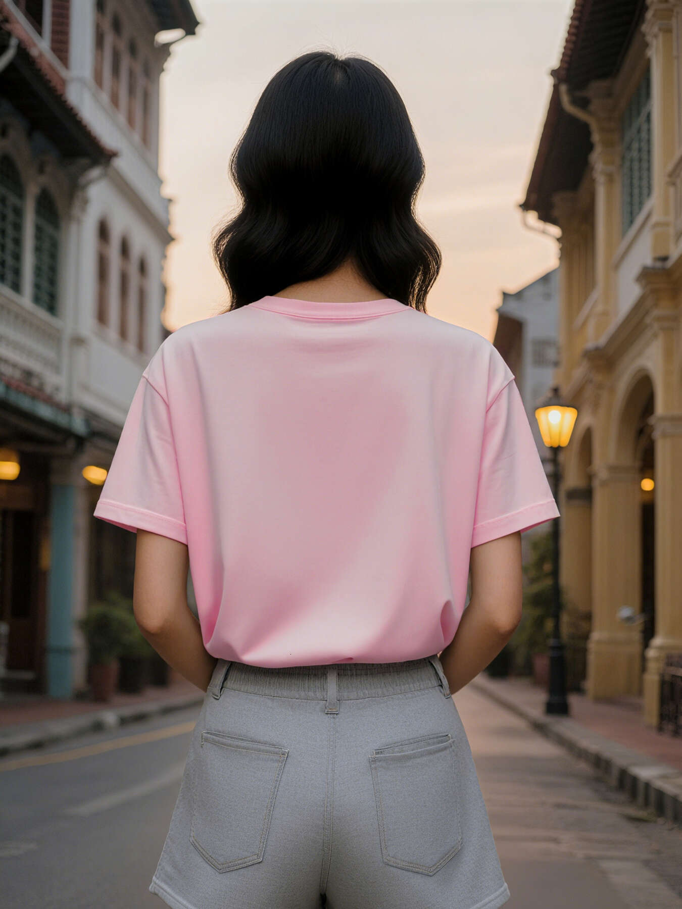 Large XL women's crew neck T-shirt with Silhouette Print They Say I Gotta a But There's No Respect in That System Me Plus size