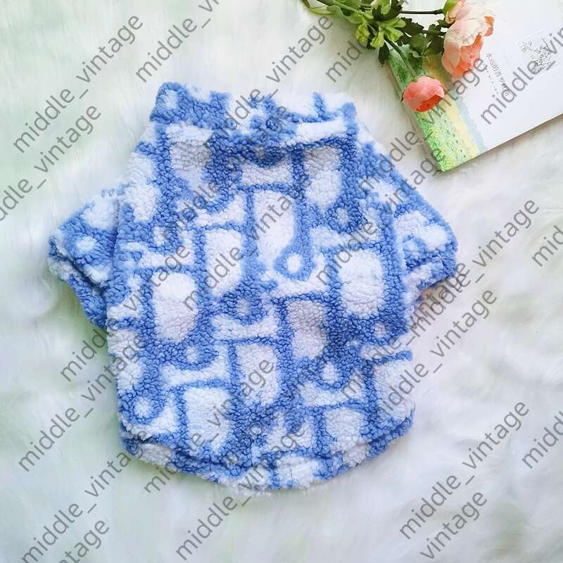 Autumn Winter New Trendy Dog Clothes Lamb Wool Warm Coat French Bulldog Corgi Teddy Pet Supplies Designer dog clothes luxury pet cotton clothes